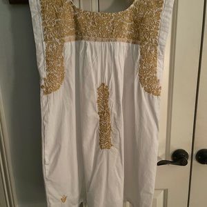 J Marie embroidered top.